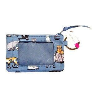 Vera Bradley CAT'S MEOW Zip ID Case 14559-P88 New with Tag